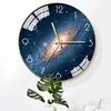 Nordic Modern Silent Wall Clock Glass Living Room Table Home Clocks Wall Home Decor Creative Marble Horloge Kitchen Clock FZ215 210930