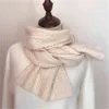 Tillverkare levererar anpassad höst och vinter retro cashmere ull mode halsduk för kvinnor