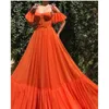 Off the Shoulder Prom Dresses Princess Dress Tulle med Butterfly Backless Long Evening Gown Party Robe de Soiree8942075