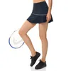 Propcm Anti-ébleux Tennis Jupe Jupe Pantalon de poche Fitness Golf Dames Badminton Mini Jupes Sport Active Femmes Porter des vêtements de mode Yoga sexy