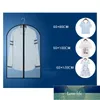 12 pièces/lot housses anti-poussière translucides vêtements de rangement sacs suspendus manteau vêtement protecteur costume étui anti-poussière sac de placard à fermeture éclair prix usine conception experte qualité