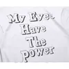 Bóg Eye Simple Style Męska koszulka Lato Oversized Tshirts dla Man Streetwear Odzież 210603