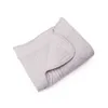 Coperte trapuntate in cotone smerlato grigio 25 pezzi / lotto GA Warehouse Ricamo Cimelio in fiore Coperta regalo per bambini Copertine morbide per presepe DOM106538