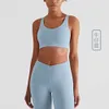 Yoga Fitness Bra Medium Styrka Fancy Back Tank Top Stöd Sportkläder Utomhus Kvinnor Underkläder Gym Kläder