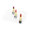 Scatola portaoggetti per rossetto in plastica da 40 slot, capelli per labbra, cremagliera cosmetica per trucco di grande capacità, trasparente 210423