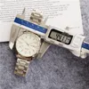 Classique hommes montres japon mouvement à quartz eco drive montre en acier inoxydable bracelet dateday calendrier montre-bracelet style de vie waterp227u