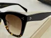 Zonnebril Mode S004 Zwart Bruin Schildpad Gradiënt Cat-Eye Dames Design UV Protecton met Box Mens Sunglassess Merk