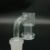 OD22mm Terp Slurper Kuvars Banger Tırnak 45 90 derece Kalın Sigara Bangers 10mm 14mm 18mm Erkek dişi buzlu Ortak Kase Cam Bong