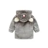 Baby Bathrobe Children Kids Pajamas Panda Mouse Rabbit Bath Robe Homewear Boys Girls Hooded Beach Towel 210429