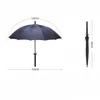 Varumärke män länge hanterar samurai paraply stilig svart japansk ninja svärd katana stora vindtäta paraplyer