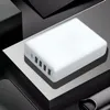 5Port Multiport USB Wall Charger 60W MAX 9A med PD QC30 Port 18W Smart Charging Station för mobiltelefonebletter iPad3389549