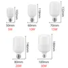 6 sztuk / partia LED Żarówka E27 10W 15W 20W 30W No Fricker 220 V Energy Saving Lamp Light Lampada LEDS Spotlight Lights Lampki