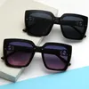 2021 NOWOŚĆ OCHRONY UV LADI SUN SUNGLASS Fashion Big Frame Square Glass Lunette de Soleil Femme Marque de Luxe6366341