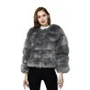 Fluffy Faux Fur Coat Kobiety Kurtka Zimowa Moda Grube Ciepłe Płaszcze Płaszcze Kobiet Przypadkowy Party 211220
