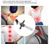 Massageiros elétricos Manual Ferramenta de ajuste de quiropraxia 10 Níveis Força uma cabeça Massager Spinal Resistência ao calor para o relaxamento muscular do corpo