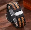 2020 New Watch Men039s Wood Multi-fonction Grand Dial Fashion8412884