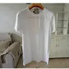 Lente en zomer losse slanke jas T-shirt Top Solid Color Short Mouw voor Dames Topev7nv