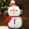 23/40 / 50cm Dessin animé Santa Claus Peluche Toy jouet en peluche Elk Snowman Animal Oreiller Poupées Christmas Cadeaux de Noël pour enfants Décor anniversaire Y211119