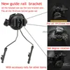 Newest Tactical Headsets with Fast Helmet Rail Adapter Military Airsoft CS Shooting Headset Army Communication Accessories Q0630