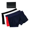 2021 Designer Brands Underpants for men Sexy Classic Mens Boxer captain underpant book set Casual Shorts Underwear Breathable Cotton Underwears 3pcs With Box