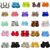 Teddy bear slippers 2021 new arrivals fuzzy teddy Wholesale Plush New Style Slippers House Teddy Bear Slippers for Women Girls Y0902