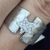 Trendy luxe prachtige originele ontwerpringen voor vrouwen Bruiloft Cubic Zircon Engagement Dubai Naija Bridal Finger Ring 2021