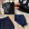 Moda retrò donna abiti lavorati a maglia leopardo manica lunga O-collo maglione + pantaloni Harem con taschino in vita set coreani 210930