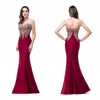 DHL eleganckie aplikacje koronkowe królewskie sukienki druhny tanie sukienka weselna szat de soiree Demoiselle Dhonneur CPS262