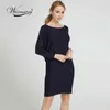 Plus Size Sexy Lurex Sweater Dress Women Casual Batwing Sleeve Knitted Jumper Antumn Winter Pullover Female C-158 210522