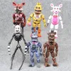 14.5-17 cm 6 pz/lotto PVC Cinque Notti A Freddy Action Figure FNAF Bonnie Foxy Freddy Fazbear Orso bambole Giocattoli