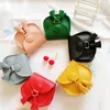 Mini portamonete per bambini Cute Little Girl Leather Small Coin Wallet Bag Pouch Kawaii Toddler Tassel Money Change Borse regalo