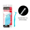 Dupont Bristles Teeth Cleaning Toothpick L Shape Disposable Interdental Brush For Dental Care 200sets