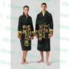 디자이너 목욕 가운 겨울 따뜻한 7 색 유니섹스 브랜드 코튼 잠옷 야간 가운 고품질 남성 목욕 가운 Classcial 럭셔리 로브 K1739