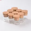 5ml pequenos frascos de vidro frascos de vidro in vitro com rolha rolha vazio frascos de pedras transparentes 100 pcs frete grátis