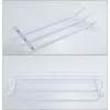 30-50cm Salle de bain Suspension Tige d'aluminium Fashion Blanc Serviette Blanc Barre de baril Matte Porte-racks mural