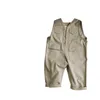 Primavera New Kids Baby Boys and Girls Moda sem mangas bolso macacão solto 1-6 anos crianças macias confortáveis ​​suaves 210413