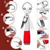 Pêche à la ligne de tresse pêche multifonctionnelle à nœuds rapides à nouée ciseaux outils de brin avec keychainred rétractable48748568827426