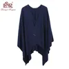 2021 140 * 140mm inverno quadrado feminino poncho cashmere mulheres mulheres poncho cachecol sólido foume feminino pashmina shale inverno clavato q0828