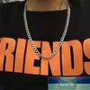 Klassieke Curb Rvs Ketting Kettingen voor Vrouwen Mannen Hip Hop Ketting op de hals Mode-sieraden Accessoires Vrienden Gift