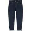 Simwood Winter Fleece Foder Slim Fit Tapered Jeans Män Miljövänligt Laservatten Tvättade denimbyxor SK130131