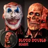 Face Bloody Horror Skull Head Halloween Double-layer Ripped Mask 2021 Funny Cosplay Costumes masque