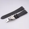 22mm Curved End Silicone Rubber Watch Band Straps Bracelets For Black Bay321Z