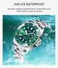 LIGE Top Brand Luxury Fashion Diver Watch Men Waterproof Sport Watches Mens Quartz Wristwatch New fashion products in Europe and America