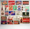 Vintage Metal Tin Signs For Wall Decor London Paris City Sights Iron Paintings 20*30cm Metal Signs Tin Plate Pub Bar Garage Home DAJ128