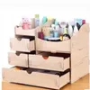 Aufbewahrungsschubladen aus Holz, Tischplatte, Kosmetikschatulle, Schubladentyp, Verpackungsbox, kreatives Make-up