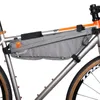 WOHO "XTOURING" BIKEPACKING ULTRALIGHT FRAME BAG IRON GREY, Borse Bici da Ciclismo per MTB STRADA 220222