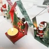 キャンドルホルダークリスマス錬鉄製スタイルランタンホルダーダイニングテーブル家の装飾装飾品メタルクラフトペンダント