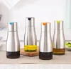 Olive Oil Bottle Soy Sauce Vinegar Seasoning Storage Tool Can Glass Bottom 304 Stainless Steel Body Kitchen Cooking Tools RRF11120