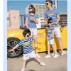 Correspondência Mãe de Twinning Mãe e Roupas Look Família Mãe Filha Vestidos Daddy Girl Pai Filho Camisa Shorts 210417