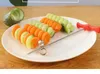 Rostfritt stål magisk spole kreativ modellering gurka kniv konstnärlig humör skål dekoration frukt och grönsak spiral twist
